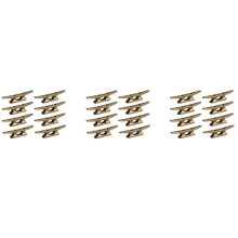 Boat Dock Cleat 4 Inch for Mooring Boat Bronze Host Cast Iron Suitable for Nautical Beach Lake Maritime Decor,24Pcs