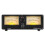 Dual Analog VU Meter Audio Switcher Box with Remote Control 2-Way Amplifier/Speaker Vintage 100W Max Power 1