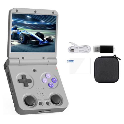 Flip V2 Retro Handheld Game Console 3.5Inch IPS Screen Open Source Portable Game Console -Compatible Game Pad B