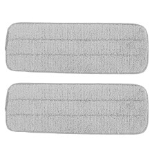 2X Cleaning Pads for Tb500 Water Spray Mop 360 Rotating Cleaning Cloth Mopping 360 x 135mm