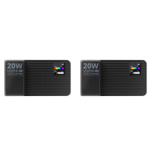 2X Ulanzi K20RGB 20W LED Panel Light Adjustable 1800K-9000K RGB Full-Color Video Light for Camera Smartphone Photography