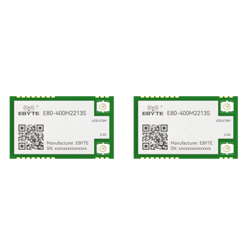 2X EBYTE LR1121 LoRa Spread Spectrum Module Dual-Band 433Mhz 2.4G SMD TCXO E80-400M2213S SPI RF Module
