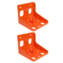 Salt Block Holder for Cattle Horses Sheep, Heavy Duty Fence Mount Mineral Block Rack, 2pcs