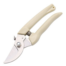 Stainless Steel Pruning Shears with Ergonomic Handle for Garden and Flower Trimming