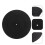 Black Silicone Record Protective Pad for Home Turntable Use 3