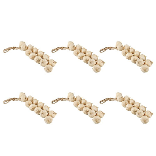 6X House Kitchen Garden Indoor Decor Artificial Garlic Strings