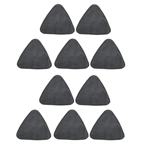 10PCS Triangle Microfiber Cloth Dust Mop Replacement  Pads Glass Cleaning Microfiber Sweeping Rags Floor