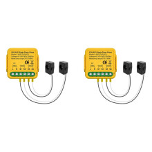 2X Tuya WiFi Power Meter Monitor 2CH Real- Current Monitor Automation Notifications Life Remote Control