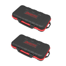 2X Desiontal Waterproof  Card Holder Camera Battery Case /XQD/CF/TF for  EN-EL15 EN-EL 14A LP-E6 /