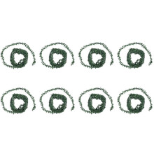 8X 7.5M Follaje Guirnalda de Hiedra Artificial Hojas Verdes Vid Simulada para Boda Fiesta Ceremonia Cintas para la Cabeza Diy