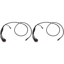 2X 1T6 Waterproof Cable 9 Pins for Julet Ebike Extension Cable Electric Bicycle Connectors for Throttle, Brake, Display