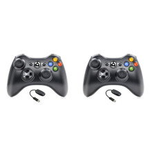 2X for 360 2.4G Wireless Gamepad Support Controller Joystick for X Box 360 Jogos Controle Win7/8/10 PC A