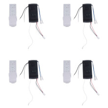 4X Universal Ceiling Fan Remote Control Kit Replacement, 6-Speed & Timing, Remote Replacement for Ceiling Fan Light