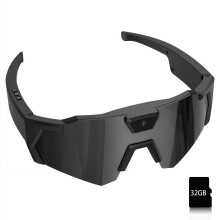 Smart Glasses with Camera 4K HD POV Recording for Baseball Cycling and Hiking Includes 32GB Memory Card