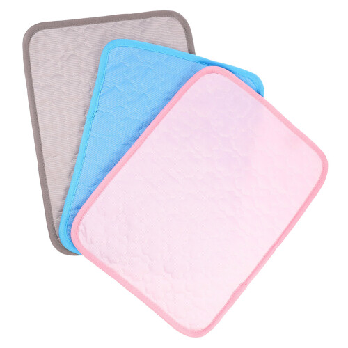 3Pcs Small Animal Cooling Mat Durable Reusable Pet Sleeping Pad 2