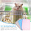 3Pcs Small Animal Cooling Mat Durable Reusable Pet Sleeping Pad 7