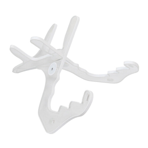 Folding Acrylic Ukulele Stand with LED Light, Clear Foldable Guitar and Violin Holder 2