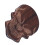 Horrible Solid Wood Skull Guitar Pick Type B Chacate Preto 1