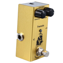 Electric Guitar Tremolo Effect Pedal Aluminum Alloy Portable Mini 09