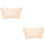2St Herbruikbaar Zweetvest Onderarm Dames Chocolade Ademend Polyester 8
