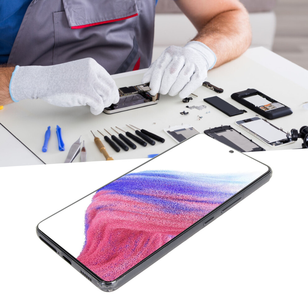 6.5In Lcd Digitizer Screen For Galaxy A53 5G With Repair Tools For A536u Black 8741388753165