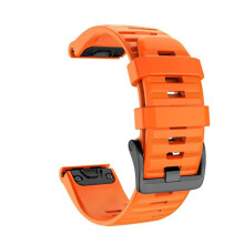 For Garmin Fenix 6S/5S 20mm Quick Release Silicone Watch Band Replacement  Orange