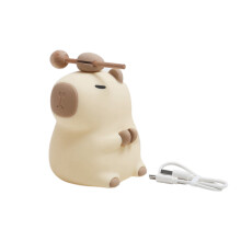 Sleeping Lamp Built-in Battery Animal Bedside Nightlight Silicone Shape Nursery Lights for Children
