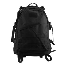 Utomhus 40L 600D VattentäT Oxford-Tyg MilitäR RyggsäCk RyggsäCksväSka ACU Camouflage Sport Resande VandringsväSka Svart