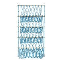 Wall Hanging Organizer Stuffed Animal Toy Net Hammock Nursery Plush Toy Storage Boho Macrame,