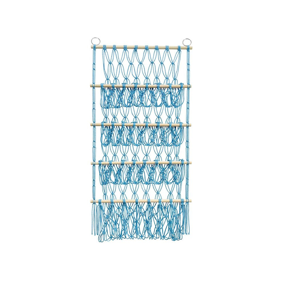 Wall Hanging Organizer Stuffed Animal Toy Net Hammock Nursery Plush Toy Storage Boho Macrame, 6033460402651
