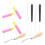Bent  Hook Crochet Needle Hook, Include Wooden Bent  Hook Plastic Curl Crochet Needle for Hair Carpet Making 1