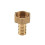 12mm Hose Barb 1/2BSP Female Thread Quick Joint Connector Adapter Gold 1