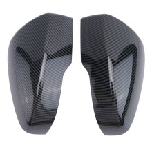 Para XV Crosstrek 2017-2020 Fibra de Carbono Cor Porta Lateral Do Carro Espelho Retrovisor Tampa Capa Guarnição para Forester 2019 2020
