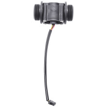 2PCS Sensor de flujo de agua Medidor de flujo de combustible Medidor de agua Sensor Medidor de flujo Sensor de agua Contador Indicador FS400A G1 DN25