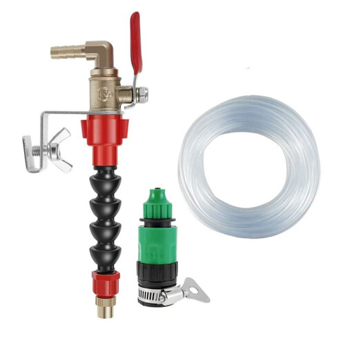 Dust Remover Water Sprayer for Cutting Machine,Cutting Machine Misting System,Coolant Misting Dust-Proof 10M Pipe