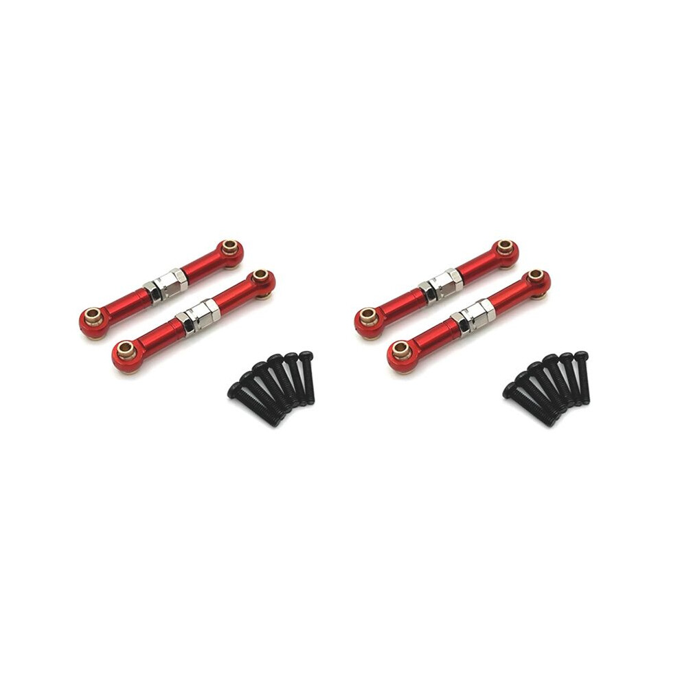 Photos - Console Accessory 4x Aluminum Front Steering Link Rod Linkage for MJX 1/14 14209 14210 RC Car Upgrade Parts Red