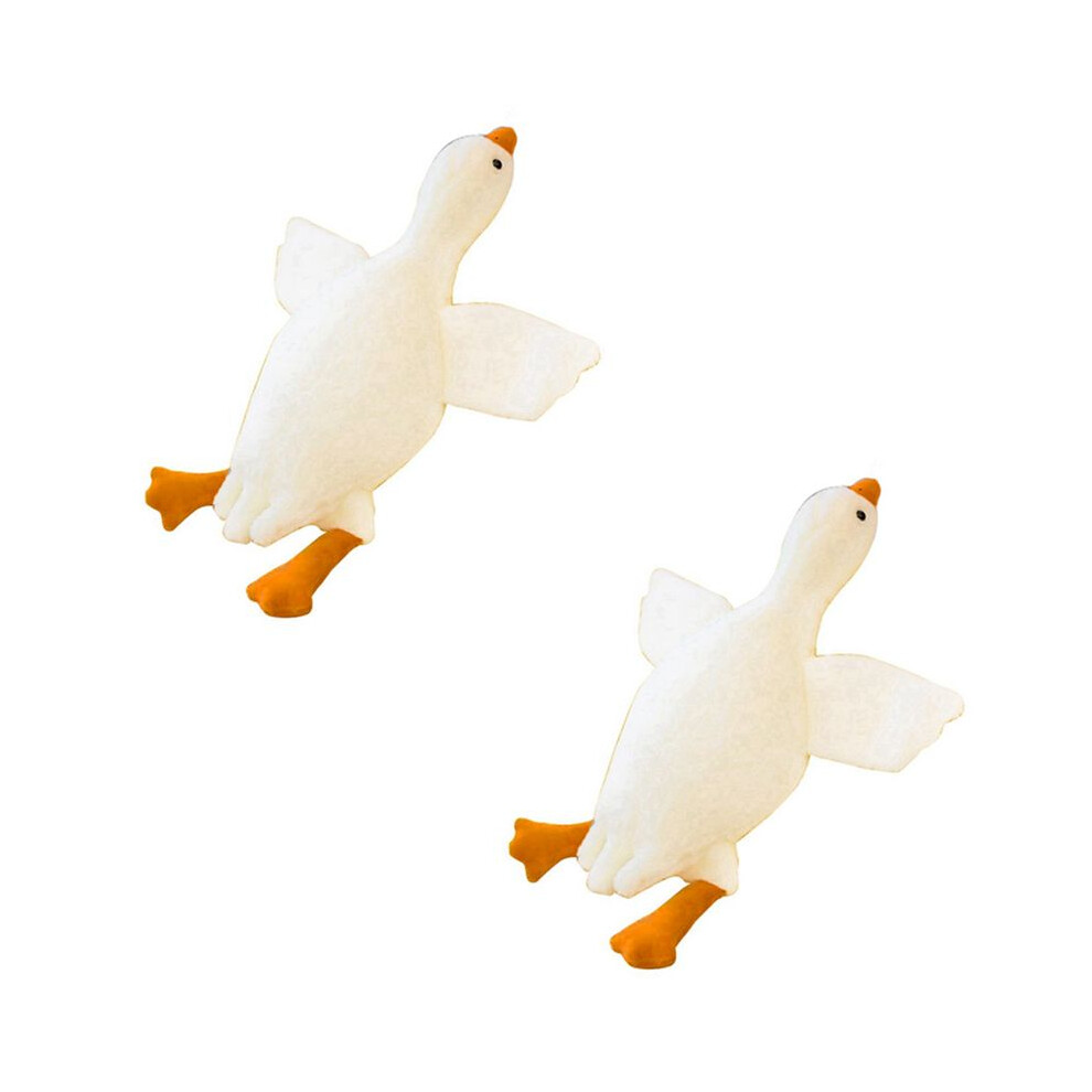 2X Stuffed Animal Pillow Toy, Cute Stuffed Animal Duck Plush Pillow,Super Soft Hugging Pillow White 6034107162006
