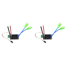 2X Högeffekt 12V-24V Vattentät Dubbelriktad RC ESC Borste ESC för RC Bil och Båt 860A