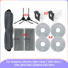 Bürstenfilter Staubbeutel Wischtuch für L10s Pro Ultra Heat / X30 Ultra / L10s Ultra Gen 2/Mova E30 Ultra Ersatzteile