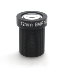 Objectif de CaméRa à Carte Unique 12Mm 5MP HD Objectif de CaméRa RéSeau CCTV Accessoires de CaméRa
