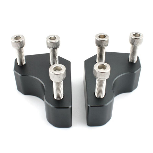 Motorcycle Handlebar Raise Pad Handle Bar Riser for  GTR1400 2008-2022 Height Increasing Pad Titanium Color 1