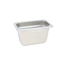 Stainless Steel Gastronorm Pan 1/9 x 10cm Container Food Storage Catering Tray