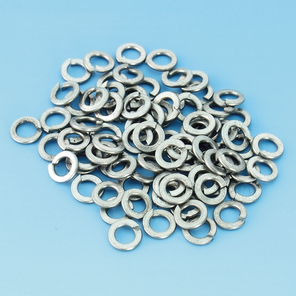 Toolcraft 194675 Stainless Steel Lock Washers Form B Din 127 A2 M2 Pack Of 100 4016138287165