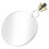 Raindrops Hanging Parrot Toy Bird Mirror 1pcs 3