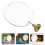 Raindrops Hanging Parrot Toy Bird Mirror 1pcs 5