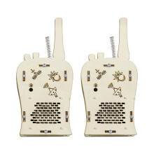 DIY Draadloze Walkie-Talkie Model Wetenschapsset voor Kinderen Natuurkunde Experimentele Gereedschapsset Kinderen Leren Schoolbenodigdheden