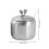 Pote De Aço Inoxidável Para Temperos E Sal, Espesso, Com Alça V 8,5 Cm 3