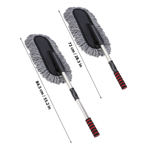 Escova De Limpeza Automotiva Com Cerdas De Fibra E Cabo Eva 2