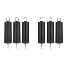 Motor Giratorio Negro Colgante para Spinner Y Campanas de Viento Accesorios de Decoración de Jardín, No Incluir La Batería, Paquete de 6