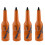 4X Flair Bartender Bartending Practice Bar Pub Bottle Wine Cocktail Shaker - Orange 1